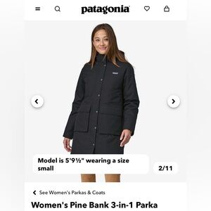PATAGONIA - Women’s 2024 Pine Bank 3-in-1 Parka - NYT (NEW WITH TAGS)